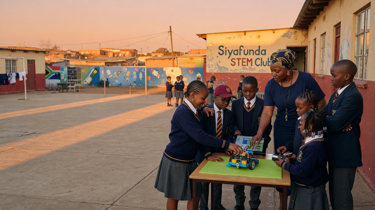 Learners engaged in STEM education